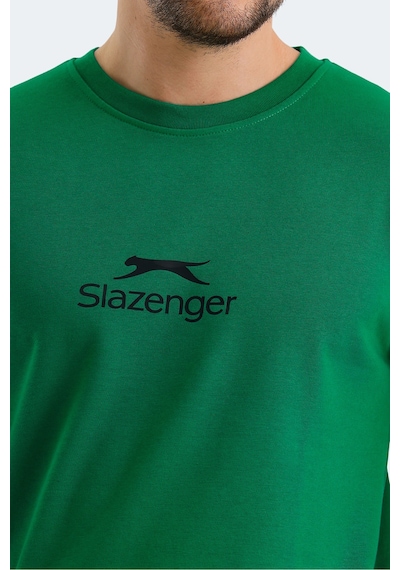 Slazenger Ortwın 2 Li Set Erkek Sweatshırt Beyaz - Yeşil