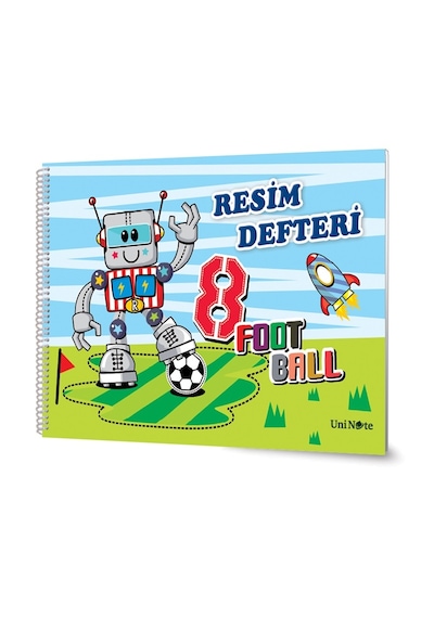 Çınar 24x34 Spiralli Karton Kapak Resim Defteri 15 Yp 33000- 3 Adet Çeşitli Renk Ve Desen