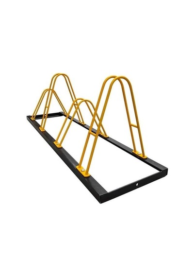 Bisiklet Parkı, Park Yeri Dörtlü Eko Çift Yönlü 40x150cm-552 Çok Renkli