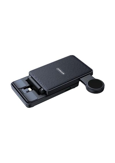 Jr-wqs02 4-in-1 Katlanabilir Kablosuz Şarj İstasyonu Type-c Siyah Standart