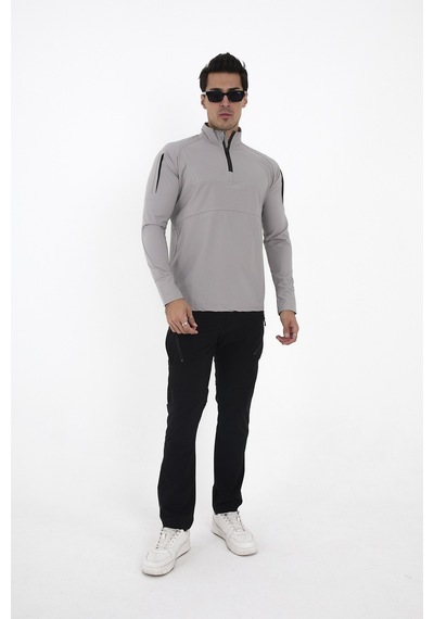 Camp Scoutland Camp136 Outdoor Tactical Su iticili Erkek Taş Taktik Sweatshirt Taş