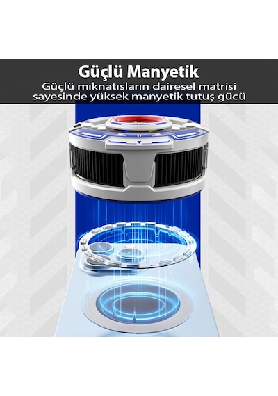 Memo Cx16 Apple Uyumlu iOS Android Soğutucu 15w15w Manyetik Rgb Telefon Soğutucu Anında Hızlı Soğutma, Sessiz Fan, Tüm Akıllı Telefonlarla ,