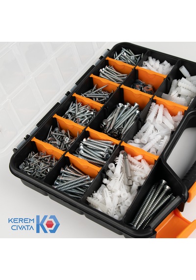 Kerem 1032 Parça 17 Çeşit Vida Ve Dübel Seti 25CM