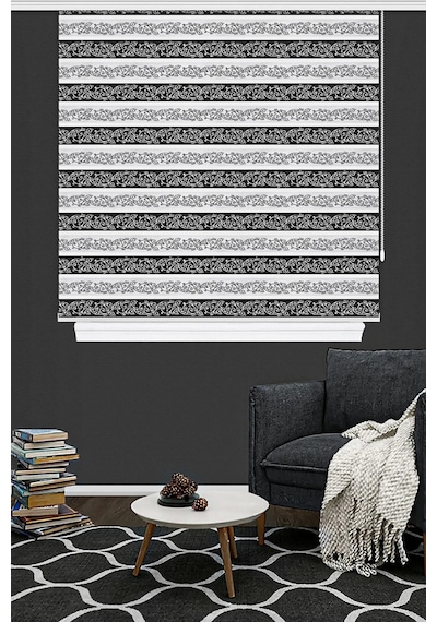 Jakarlı Nove 04 Zebra Stor Perde Siyah Gümüş Simli 4050 Mutfak Çocuk Odası Yatak Odası Salon Perdesi Siyah Gümüş Jakarlı Nove 04 Zebra Stor Perde Siyah Gümüş Simli 4050 Mutfak Çocuk Odası Yatak Odası Salon Perdesi Siyah Gümüş