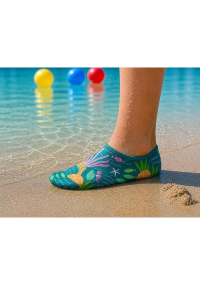 Gripptoes Kaymaz Damla Tabanlı Deniz&havuz Çorabı K1 Çok Renkli