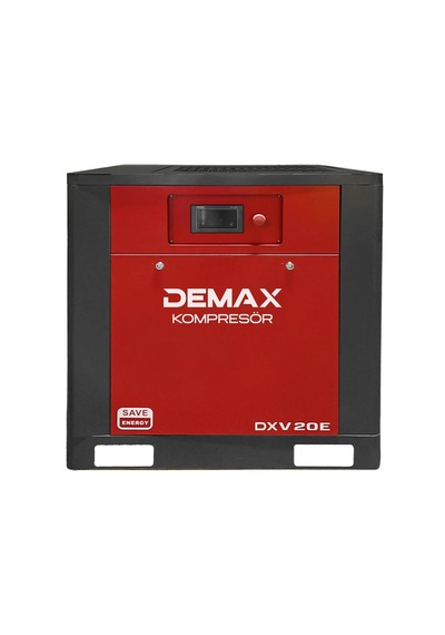 Demax 20 Hp İnventörlü Vidalı Hava Kompresörü Tek Makine
