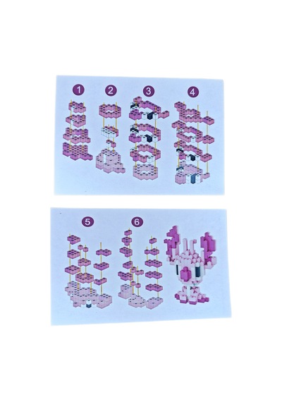 Büyük Boy 456 Parça Stitch Angel 3d Yapboz Bricks Figür Yapı Oyuncağı