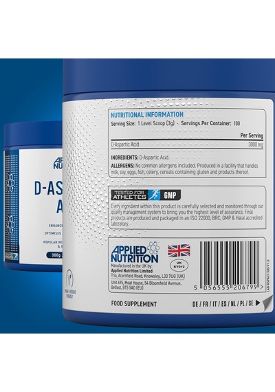Applied Nutrition Daa-aspartic Acid - Natural Booster For 300 G