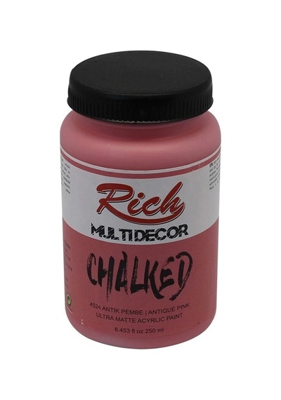 Supertrend Multi Decor Chalked Akrilik Boya 250 Cc. 4524 Antik Pembe Antik Pembe