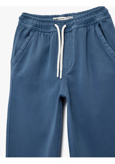 Koton Rahat Kesim Mavi Erkek Çocuk Jean Pantolon 6skb40016td Mavi