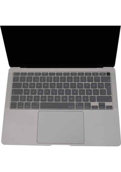 Apple Uyumlu MacBook Air M1 13.3inç Klavye Koruyucu Touchıd'li Us-abd İngilizce A2179 A2337 İle Şeffaf