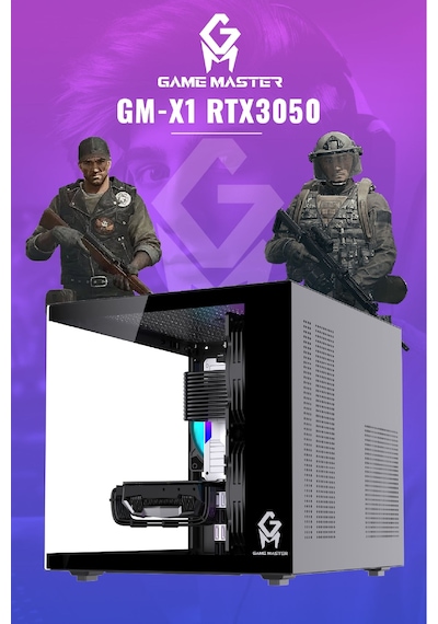 Game Master GM-X1 R5-5500 16 GB 512 GB M.2 SSD 6 GB RTX3050 Free Dos Masaüstü Oyuncu Bilgisayarı