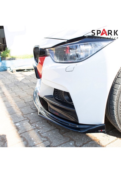 Bmw F30 Ön Tampon Lip Uyumlu 2011-2019 Siyah