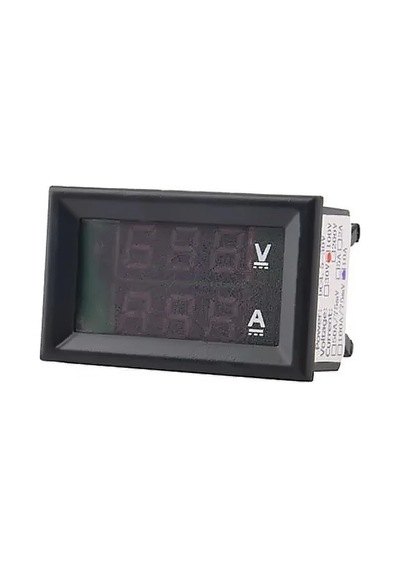Lasonstiges Dc 100v 10a Led Voltmetre Ve Ampermetre Çift Dijital Amper Voltmetre Akım Gerilim Dedektörü Metre Araba Oto Motosiklet Için