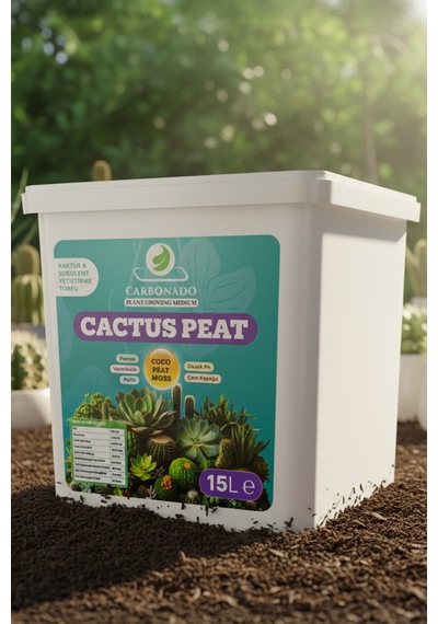 Cactus Peat 15 Litre Kaktüs Ve Sukulent Yetiştirme Torfu 15 L