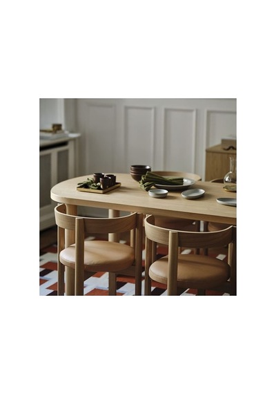 Ikea Stockholm 2025 Yemek Masası Ayağı, Meşe Kaplama, 70 Cm, 4 Adet