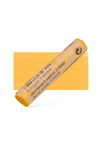 Schmincke : Artist Soft Pastel Boya : 004 H Permanent Yellow 3 Deep