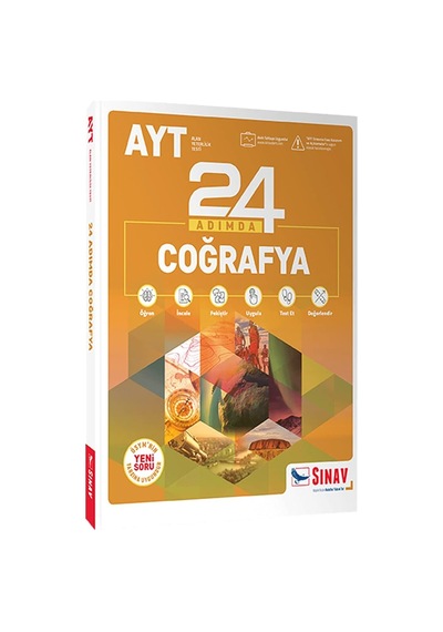 Ayt Coğrafya 24 Adımda Konu Anlatımlı Soru Bankası