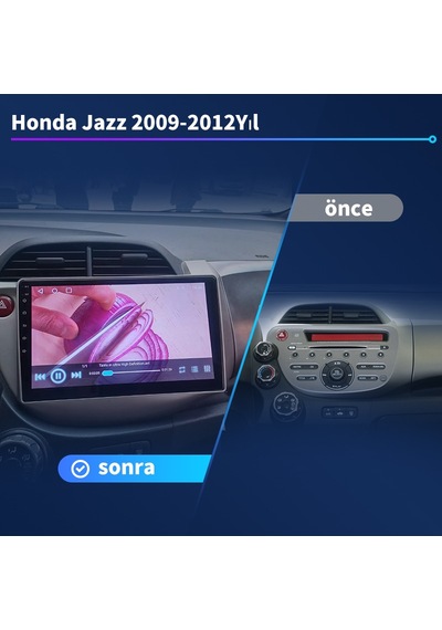 Honda Jazz 2009-2012yıl Carplay 9inç 8/128gb Multimedya