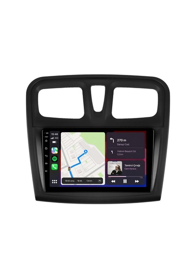 Renault Symbol 9" 2013-2019 Carplay Android Auto Navigasyon Kameralı 4gb Ram 32gb 9"