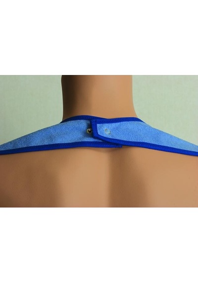 Caretex G885 Beyaz.Çıtçıtlı&Cepli Yetişkin Yemek Önlüğü