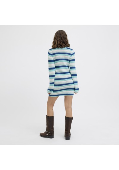 Jack & Jones Kadin Sifir Yaka Uzun Kollu Örgü Elbise - Rory - 12275508 Aqua Sky Jack & Jones Kadin Sifir Yaka Uzun Kollu Örgü Elbise - Rory - 12275508 Aqua Sky