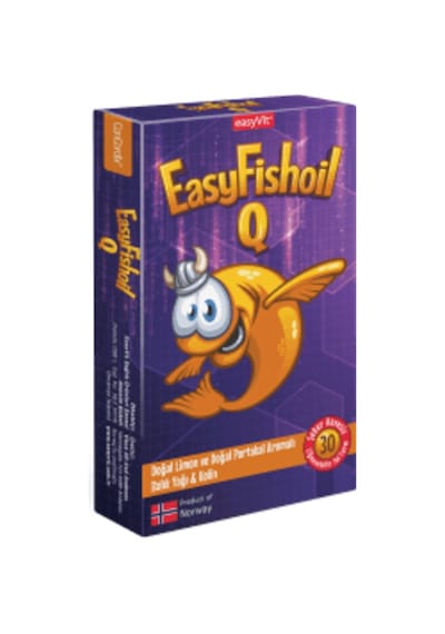 Easyfishoil Q Kids 30 Çiğneme Tablet
