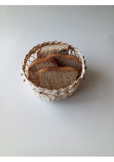 Bambu El Yapımı Çok Amaçlı Sepet Deniz Kabukları Arajmanlı 18 Cm Bej