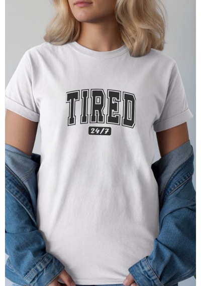 Vinevesta Unisex Oversize 24/1 Penye Dtf Baskılı Tişört - Dtf262 Çok Renkli