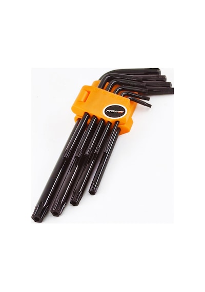 Protec Profesyonel Delikli Torx Alyan Seti Güçlendirilmiş Çelik 9