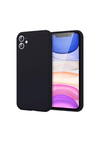 Apple İphone 11 Kılıf First Silikon - Siyah Altın