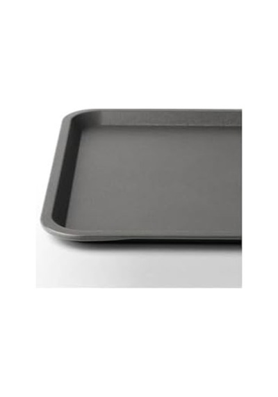 Servis Tepsisi 37x29 Cm Sunum Tepsisi Çay Kahve Taşıma Plastik Tepsi Gri Renk 5045777777785 15cm