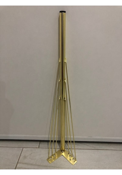 Metal,venüs 71 12 12 Cm Gold, Masa, Dresuar Ayağı 4 Adet