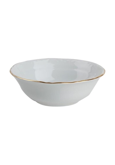 Porland Prl017 Porselen 12'li Altın Yaldız Kase 14 CM