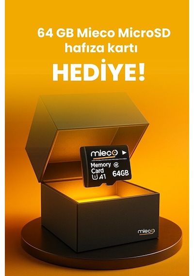 Mieco A7 4k Uhd Wifi Adas 150 Derece Ultra Geniş Açı Gece Görüşü Ön - Arka Araç Kamerası 2025 - Hafıza Kartı Hediyeli
