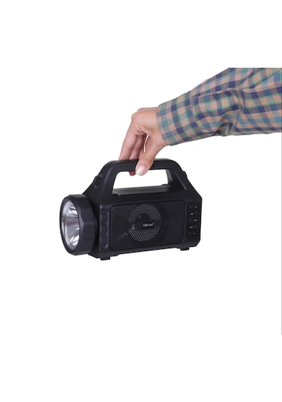Kts 2031 Outdoor Bluetooth Hoparlör 5w Led Fener Işıklı Solar Panelli