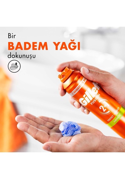 Fusion Badem Yağlı Tıraş Jeli, Hassas Cilt İçin, 200ml