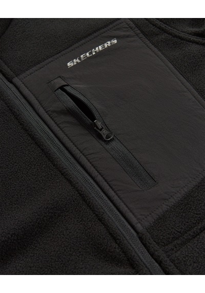 Skechers W Full Zip Polar Kadın Siyah S2620082-3817