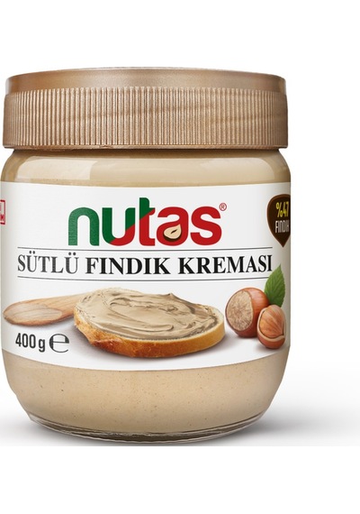 Nutas Sütlü Fındık Kreması Cam Kavanoz 400 G