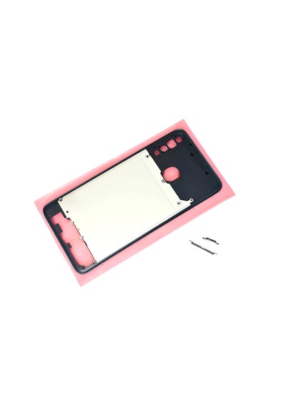 Tkgz  Samsung Uyumlu Galaxy A20s Full Kasa Arka Kapak Batarya Kapağı - Yeşil Çok Renkli