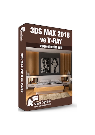 3DS Max 2018 ve V-Ray Video Ders Eğitim Seti