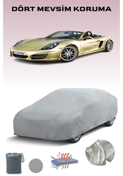 Porsche Boxster S 981 2012 - 2016 Araba Brandası Oto Branda Gri
