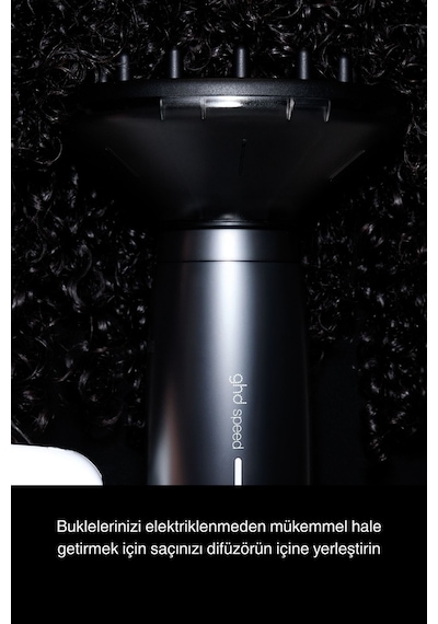 Ghd Profesyonel   Kıvırcık Saç Difüzörü Siyah