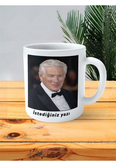 Richard Gere Baskılı Kupa Bardak Kişiye Özel Desen 3 Çok Renkli