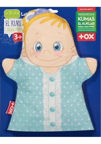 Tox Bebek Aile Bireyleri Keçe El Kukla T338 . Eğitici Oyuncak