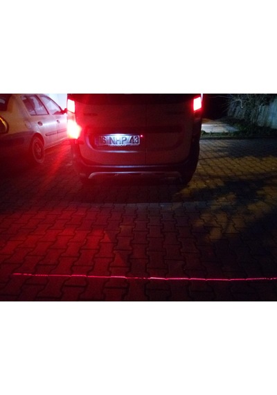 12v Lazer Laser Sis Led Standart Tek Çizgili  Kırmızı