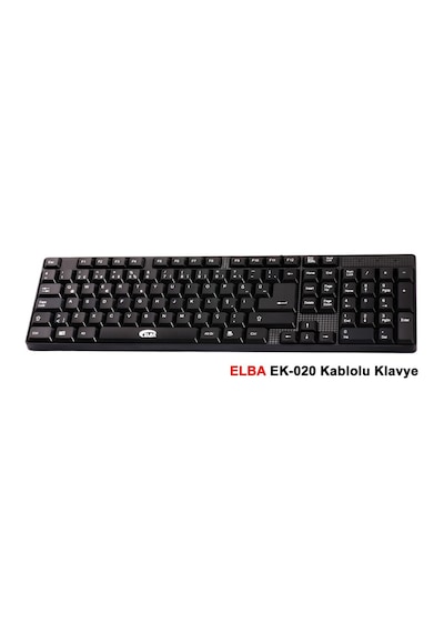 Elba EK-020 USB Siyah Türkçe Standart F Klavye