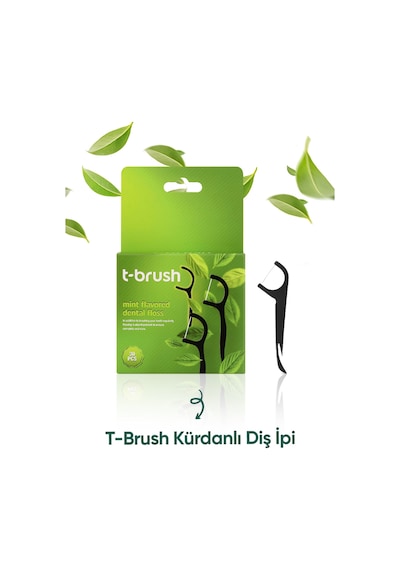 Tbrush Kürdanlı Diş İpi – 30 adet