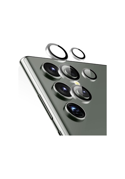 Samsung Uyumlu S23 Ultra Kamera Lens Koruyucu Şeffaf Şeffaf