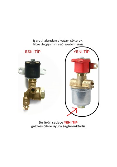 Atiker Yeni Tip Gaz Kesici Filtresi - Metal
